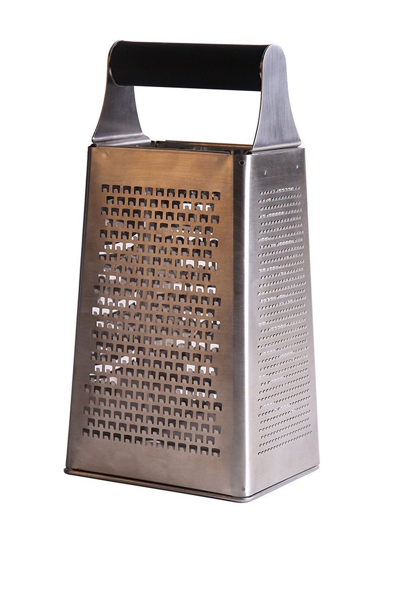Mercer Culinary Mercer Grates 4 Sided Acid Etched Box Grater,Black