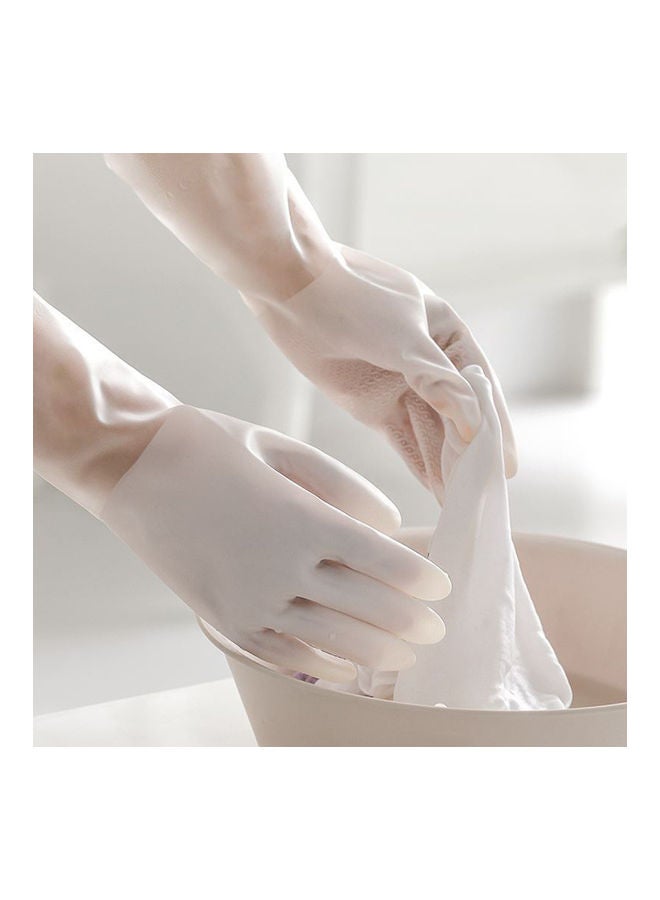 NIBEMINENT Waterproof Dishwashing Gloves White - Image 5