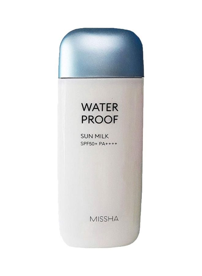 Missha Water Proof Sun Milk All-Around Safe Block Sunscreen SPF50+ PA++++ 70ml - Image 2