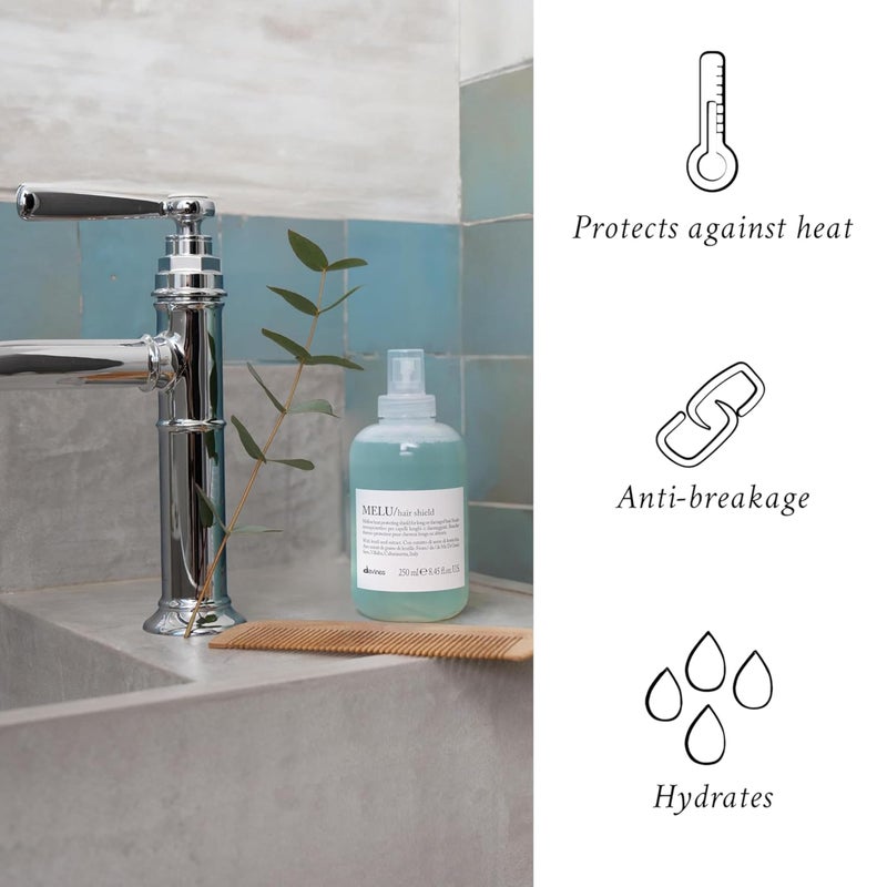 Davines MELU Hair Shield, Heat Protection, Soft And Shiny Results For All Hair Types, 8.42 Fl Oz - Image 4