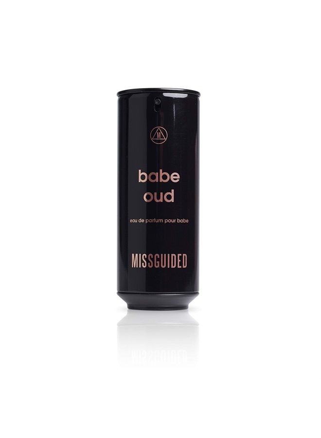 Missguided Babe Oud - Amber Fragrance For Women - Top Notes Of Red Fruits And Pink Pepper - Middle Notes Of Agarwood And Geranium - Base Notes Of Vetiver And Patchouli, 2.7 Oz Edp Spray - Image 2