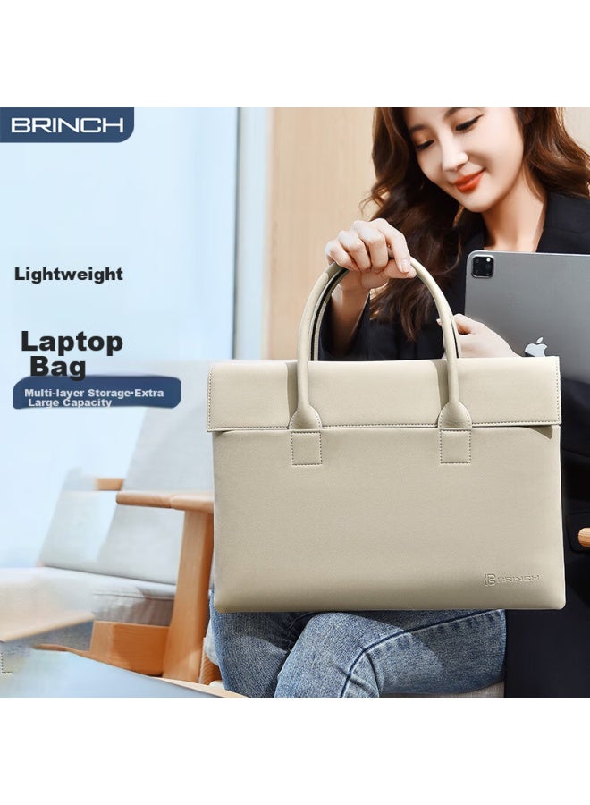 Brinch Laptop Bag For Women, 15.6-inch, Handheld, Suitable For Commuting And Business, Compatible With Apple And Huawei Laptops - Image 1