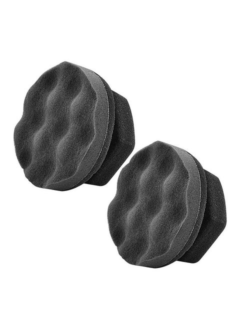 2 Pack Large Tire Shine Applicator Pad, Durable and Reusable Hex-Grip Tire Dressing Applicator Pad for Applying Tire Shine