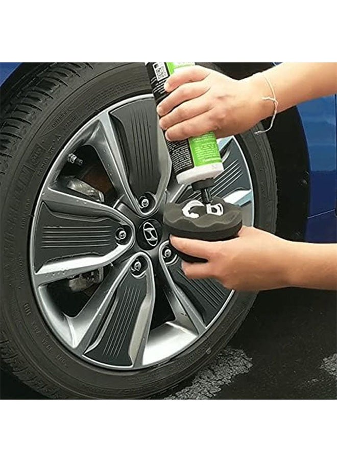 Generic - 2 Pack Large Tire Shine Applicator Pad, Durable and Reusable Hex-Grip Tire Dressing Applicator Pad for Applying Tire Shine - Image 1