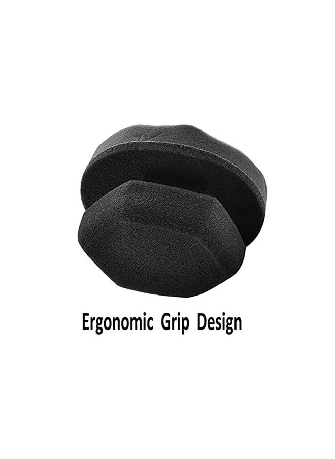 Generic - 2 Pack Large Tire Shine Applicator Pad, Durable and Reusable Hex-Grip Tire Dressing Applicator Pad for Applying Tire Shine - Image 1