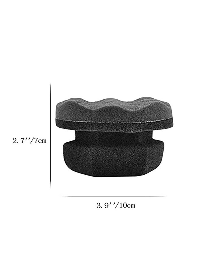 Generic - 2 Pack Large Tire Shine Applicator Pad, Durable and Reusable Hex-Grip Tire Dressing Applicator Pad for Applying Tire Shine - Image 1
