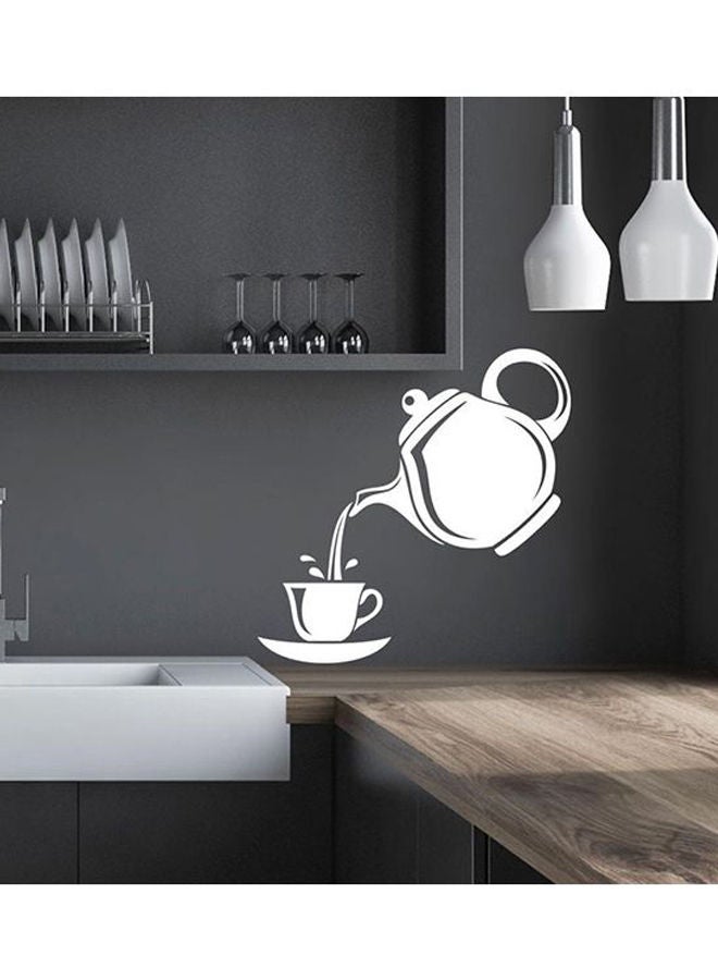 NIBEMINENT Self Adhesive Wall Decorative Sticker White 45 x 45cm - Image 1