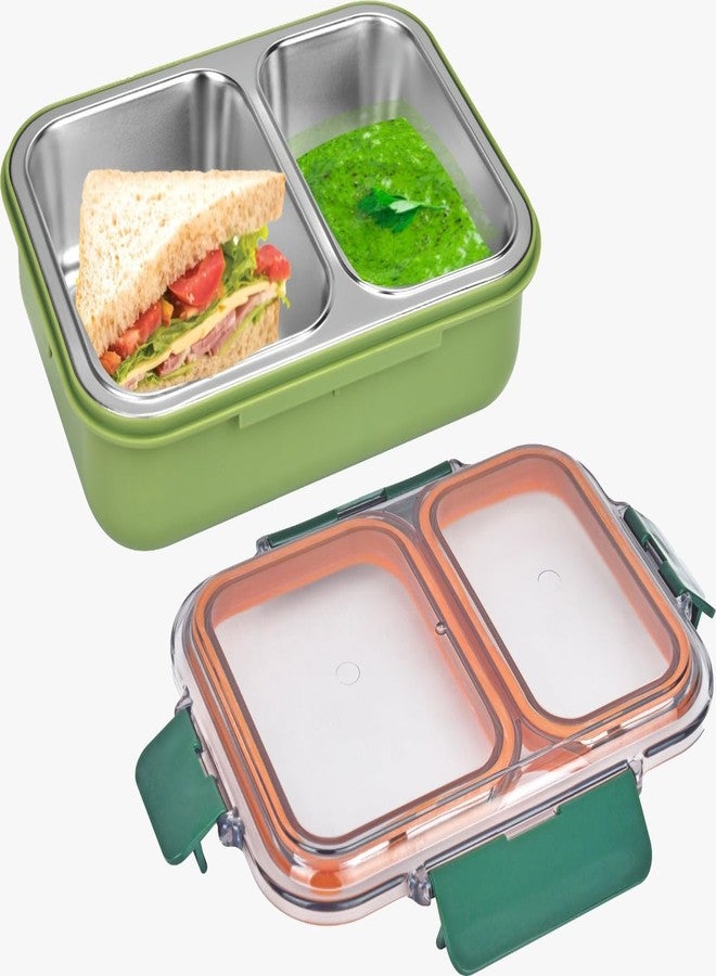 Maxfresh Stainless Steel Dazzle Duo Kids Lunch Box - Image 2