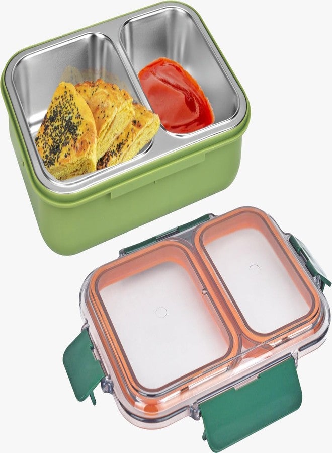 Maxfresh Stainless Steel Dazzle Duo Kids Lunch Box - Image 5