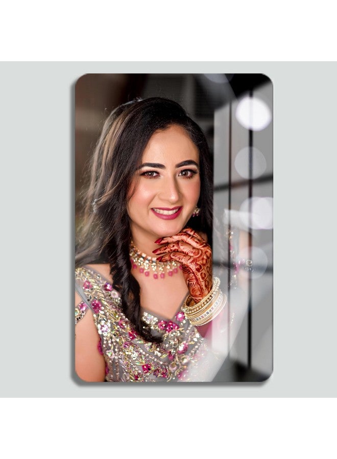 Print Uphaar Print Uphaar Personalized Waterproof UV Printing Acrylic 5mm Photo | Frameless Picture | Customised Gift For Wedding, Birthday, Anniversary, Special Moment (Vertical, 10X15 Inches) - Image 1