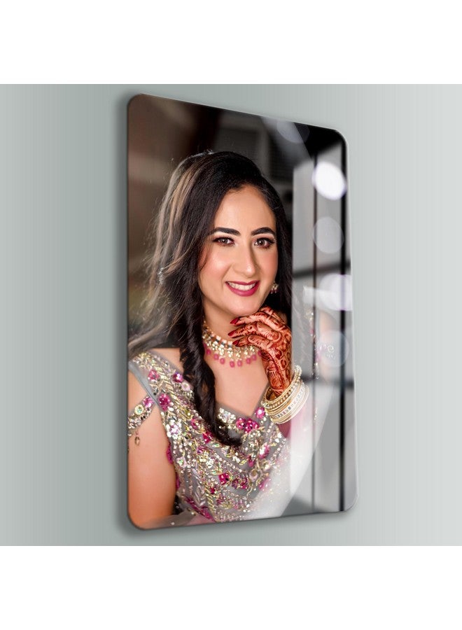 Print Uphaar Print Uphaar Personalized Waterproof UV Printing Acrylic 5mm Photo | Frameless Picture | Customised Gift For Wedding, Birthday, Anniversary, Special Moment (Vertical, 10X15 Inches) - Image 3