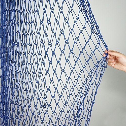 Bilipala Decorative Fish Netting, Fishing Net Decor, Ocean Pirate Beach Theme Party Decorations, Mediterranean Decor, Blue - Image 5