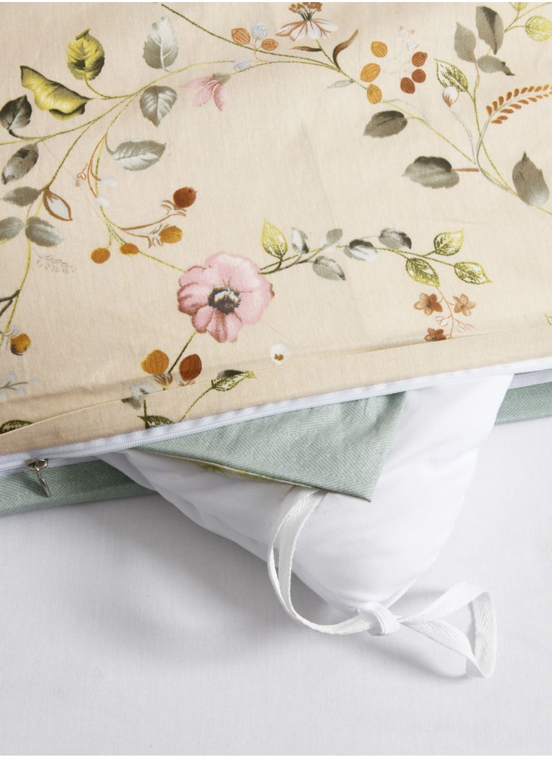 Cotton Floral Comforter Sets, Fits 160 x 200 cm Queen Size Bed, 5 Pcs, 100% Cotton 200 Thread Count, With Removable Filling, Veronica Series - pzsku/ZA07201A43A5B37253CE4Z/45/_/1716360940/bbb2a07d-d41f-428c-8050-7457ab80d804