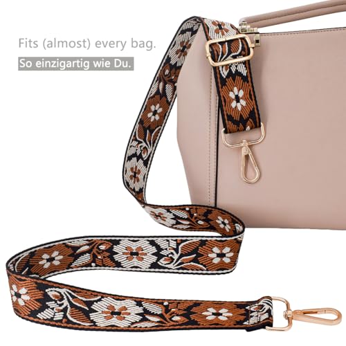 ROYGBCP Universal Purse Strap Replacement -Crossbody Bag Strap Adjustable Long Shoulder Straps Detachable, Adjustable Long Crossbody Strap for Handbags - Image 4