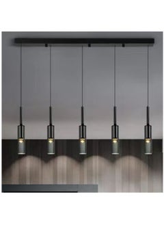 Arabest Creative Chandelier, Led Long Tube Hanging Light, Restaurant Chandelier Bar Cylindrical Mounted Downlight Coffee Shop Light Pendant Light  - Image 5