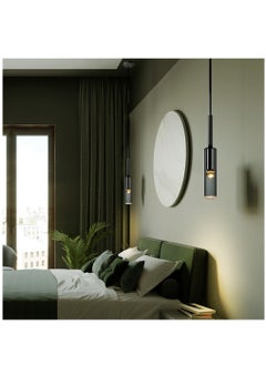 Arabest Creative Chandelier, Led Long Tube Hanging Light, Restaurant Chandelier Bar Cylindrical Mounted Downlight Coffee Shop Light Pendant Light  - Image 2