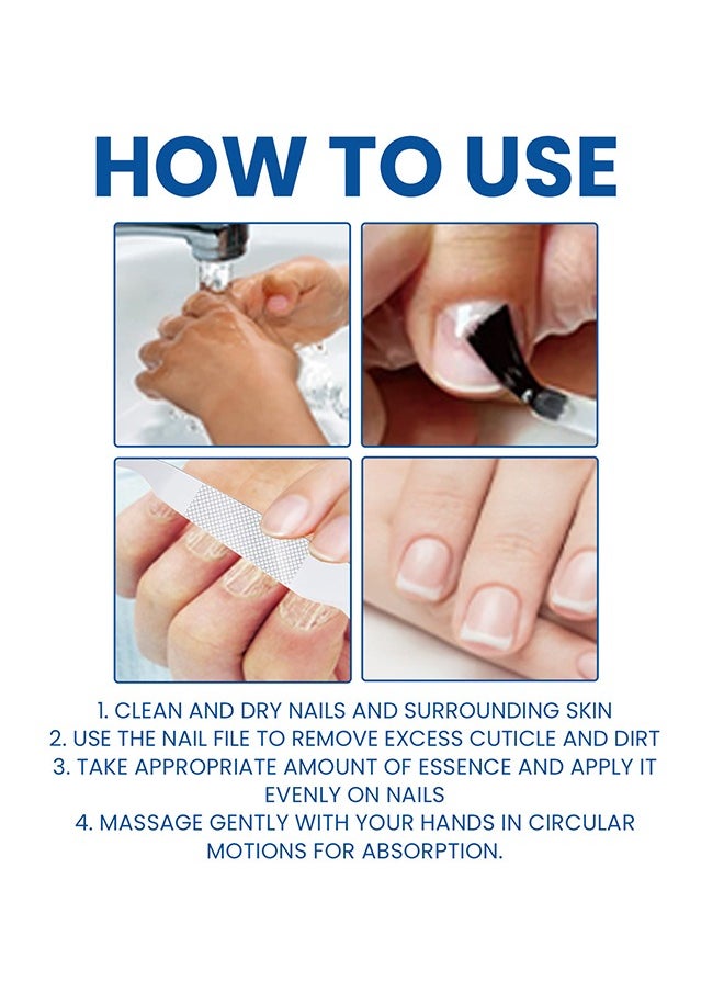 West&Month Nail Fungus Repairing Liquid-Fungal Nail Treatment for Toe Nail and Fingernails-Tea Tree Oil Nail Repair Solution for Thick/Broken/Discolored Nails-Renews Damaged Cracked Ingrown Toenail  - Image 4