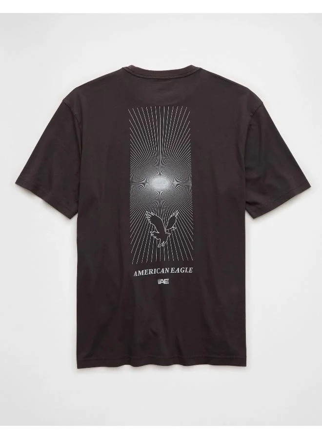 امريكان ايجل Graphic Logo Crew Neck T-Shirt