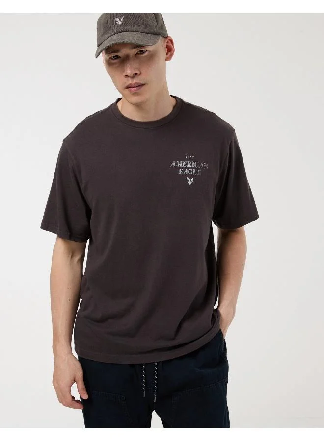 امريكان ايجل Graphic Logo Crew Neck T-Shirt