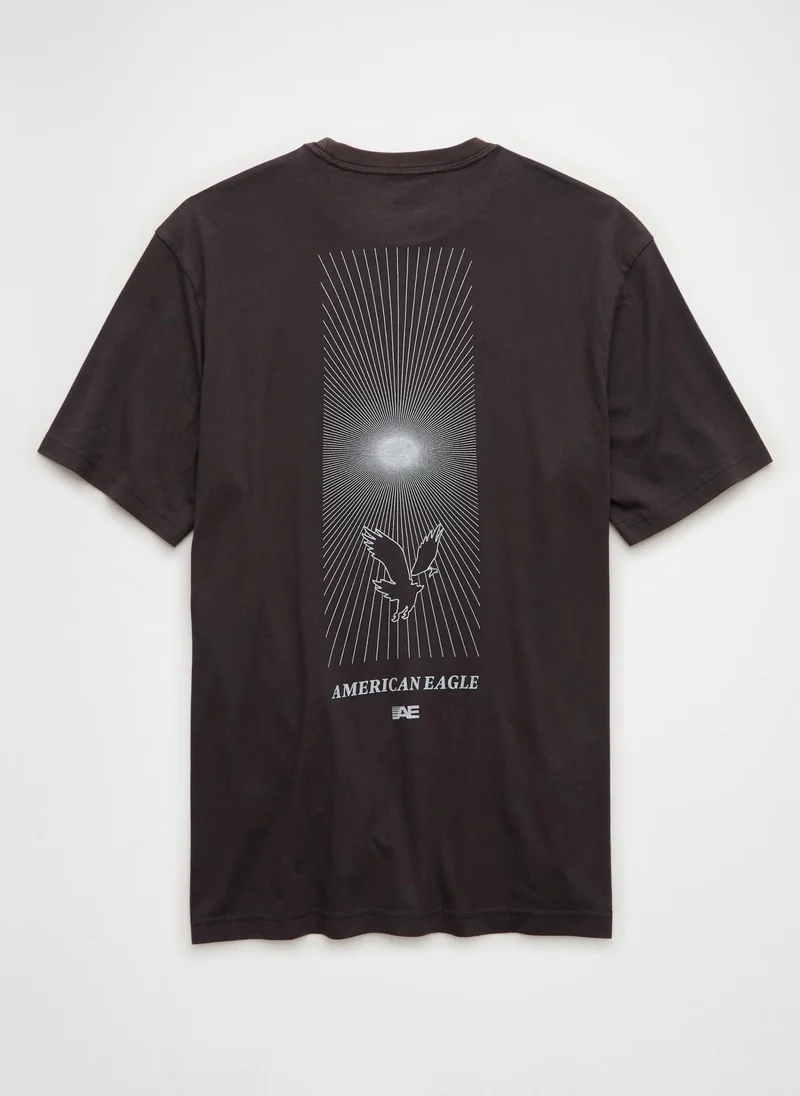 امريكان ايجل Graphic Logo Crew Neck T-Shirt