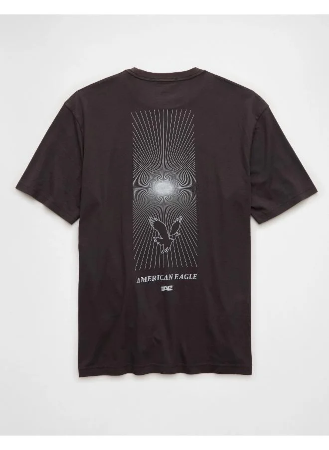 امريكان ايجل Graphic Logo Crew Neck T-Shirt