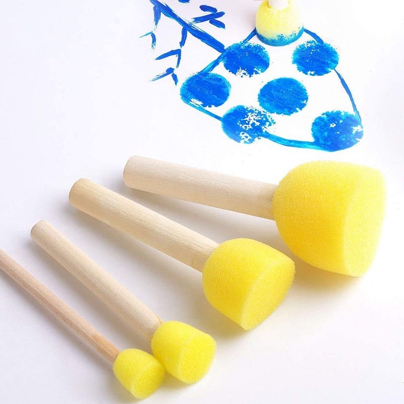 Chrome Yellow Sponge Dabber Set of 5 pc - Image 2