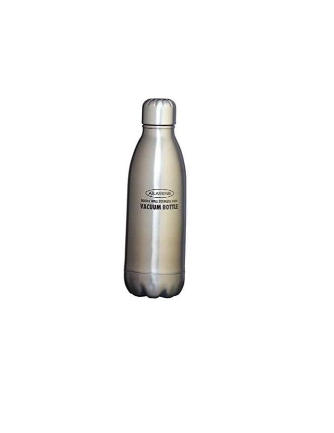 Atlasware Stainless Steel Vacuum Bottle Grey 500ml - Image 1