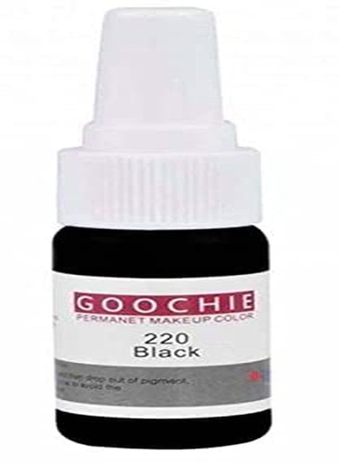 Goochie Permanent Makeup Micro Pigment Black 220, 15ml