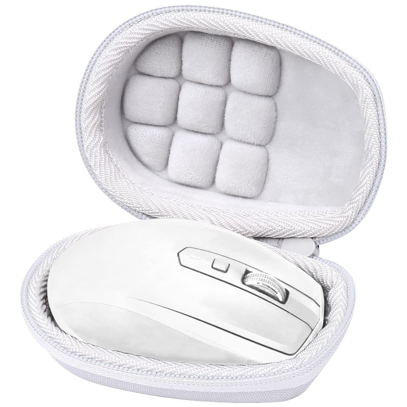 co2CREA Hard Case replacement for Logitech MX Anywhere 3S Anywhere 3 Anywhere 2S Anywhere 2 Compact Performance Mouse (Pale Grey Case) - Image 2