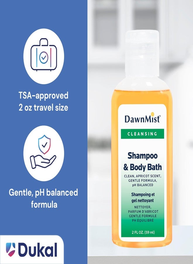 DawnMist Dukal DawnMist Shampoo & Body Bath with Dispensing Cap, 2 oz. Bottle (Pack of 5) - Image 3