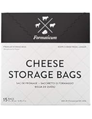 Formaticum Cheese Storage Bags, Keep Charcuterie Fresh, Wax Paper Bags, 15 Count - Image 1