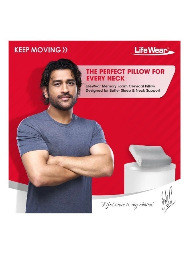 LifeWear Memory Foam Cervical Pillow for Neck Pain Relief Cervical Pillow - Image 4