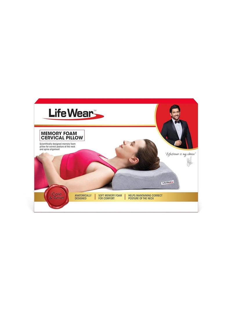 LifeWear Memory Foam Cervical Pillow for Neck Pain Relief Cervical Pillow - Image 5