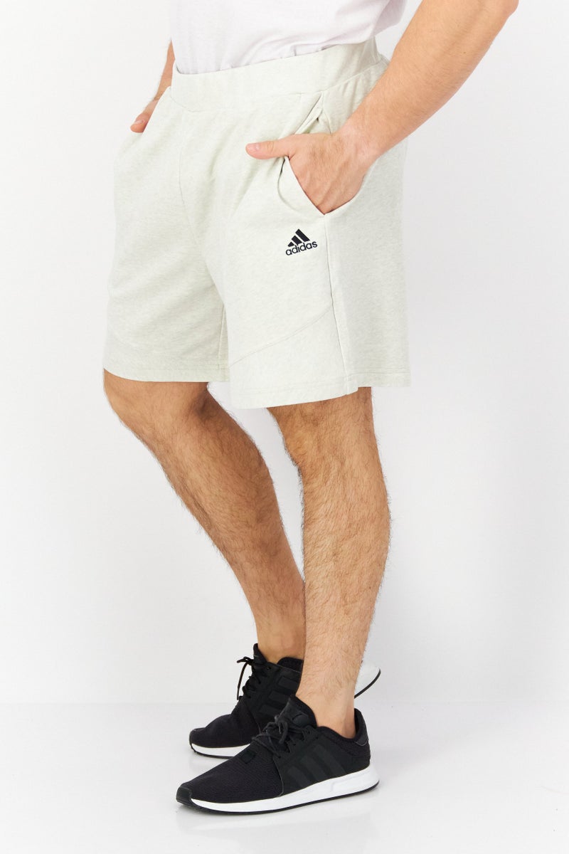 Adidas Men Sportswear Fit Running Shorts, Beige - Image 4