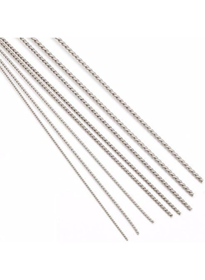 Carburetor Carbon Dirt Jet Cleaner Tool Kit 10 Cleaning Needles with 5 Brushes - Image 2