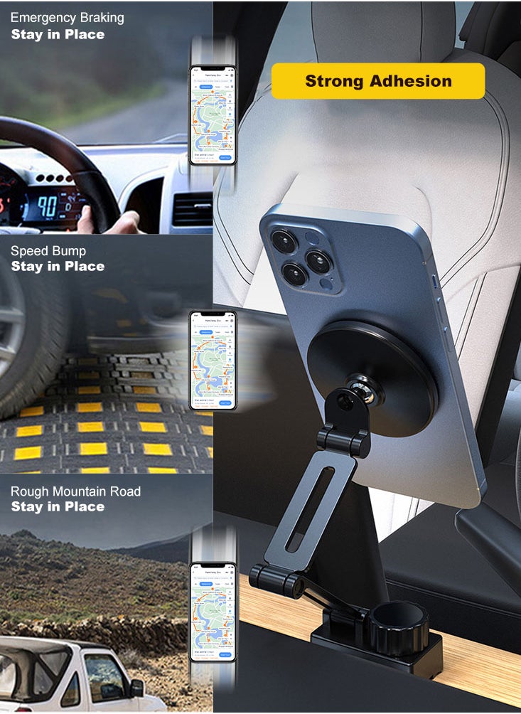 Perfii Alloy Phone Holder for Tesla Model 3 Model Y, Magnetic Car Vent Holder Compatible with iPhone 15 14 13 12 Pro Max Plus Mini and All Phone - Tesla Accessories  - Image 5