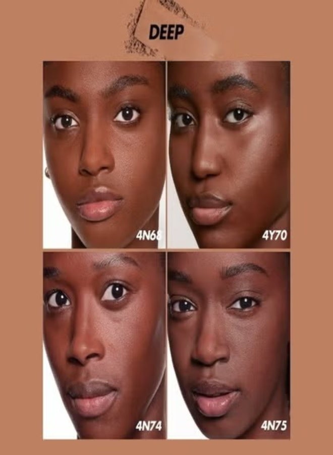 MAKE UP FOR EVER HD Skin Matte Velvet Blurring Foundation & Setting Powder 11g – Shade 4Y70 Warm Espresso - Deeper Skin Tones with Yellow Undertones - Image 4