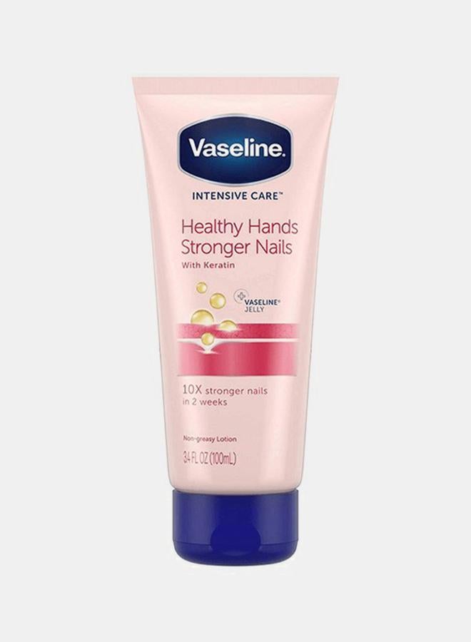 Vaseline Healthy Hands & Stronger Nails Hand Cream, 100ml - Image 1