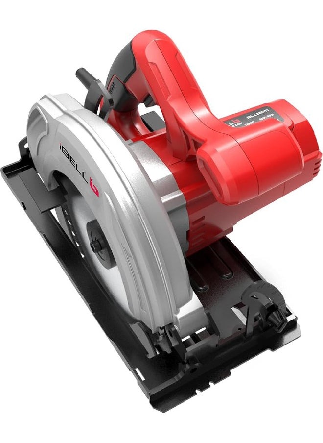 iBELL - Circular Saw Cs85-71 1400W Copper Armature 4800 Rpm 185 Mm Cutting Angle Adjustment And Precision Cut - Image 1