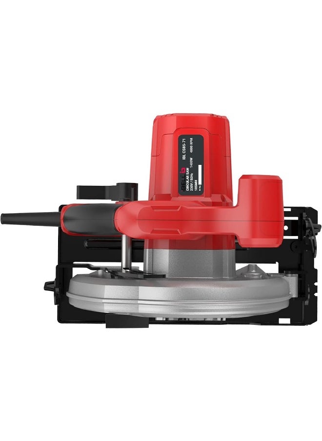 iBELL - Circular Saw Cs85-71 1400W Copper Armature 4800 Rpm 185 Mm Cutting Angle Adjustment And Precision Cut - Image 1