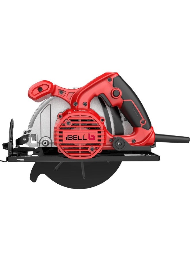 iBELL - Circular Saw Cs85-71 1400W Copper Armature 4800 Rpm 185 Mm Cutting Angle Adjustment And Precision Cut - Image 1