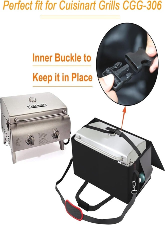 EDIBIN Carry Bag Compatible with Cuisinart CGG-306 Chef's Style Tabletop Grill - Image 2