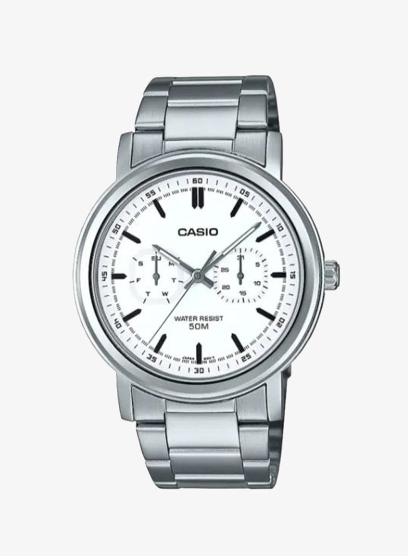 Men's Stainless Steel Analog Watch MTP-E335D-7EVDF - 41 mm