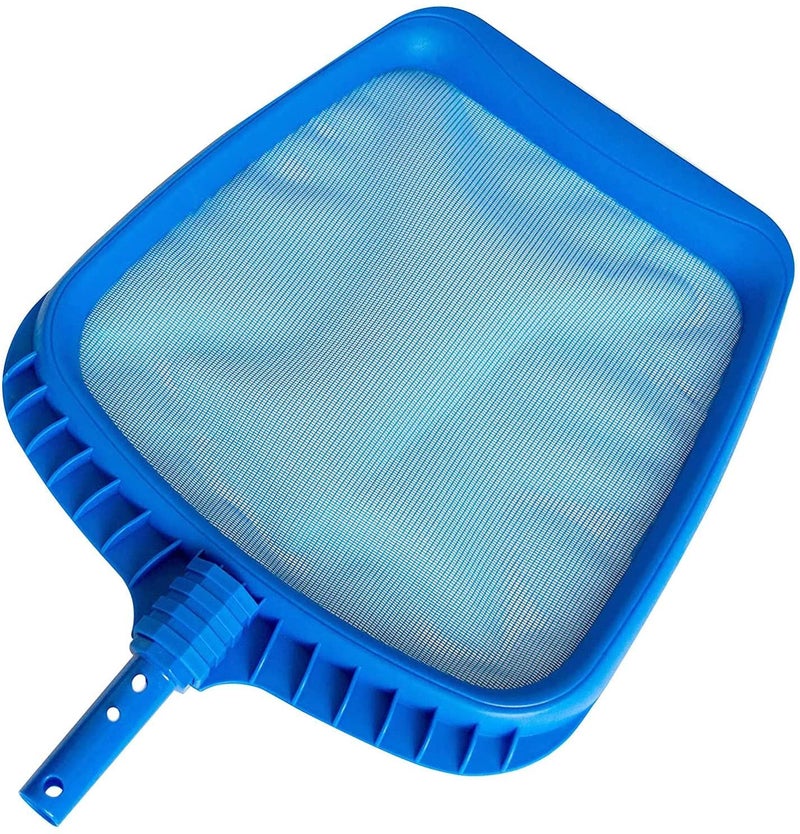 BlueWave Professional Swimming Pool Deep Leaf Net Plastic Body Handle Standard Heavy Duty Leaf Skimmer Molded Frame and Snap Adapt Handle - Image 4