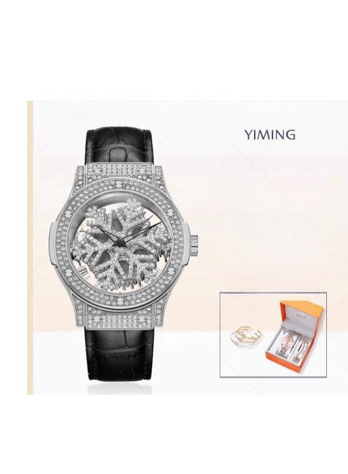 Yiming Ladies' Light Luxury Niche Starry Sky Watch - Image 1