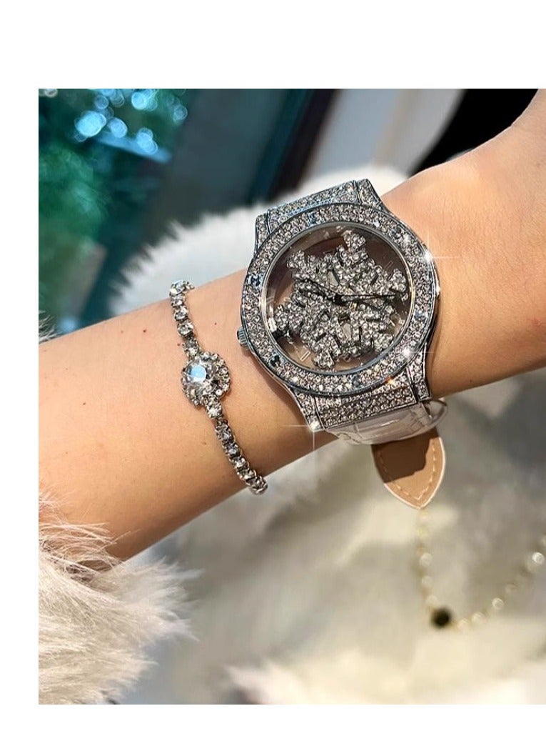 Yiming Ladies' Light Luxury Niche Starry Sky Watch - Image 3