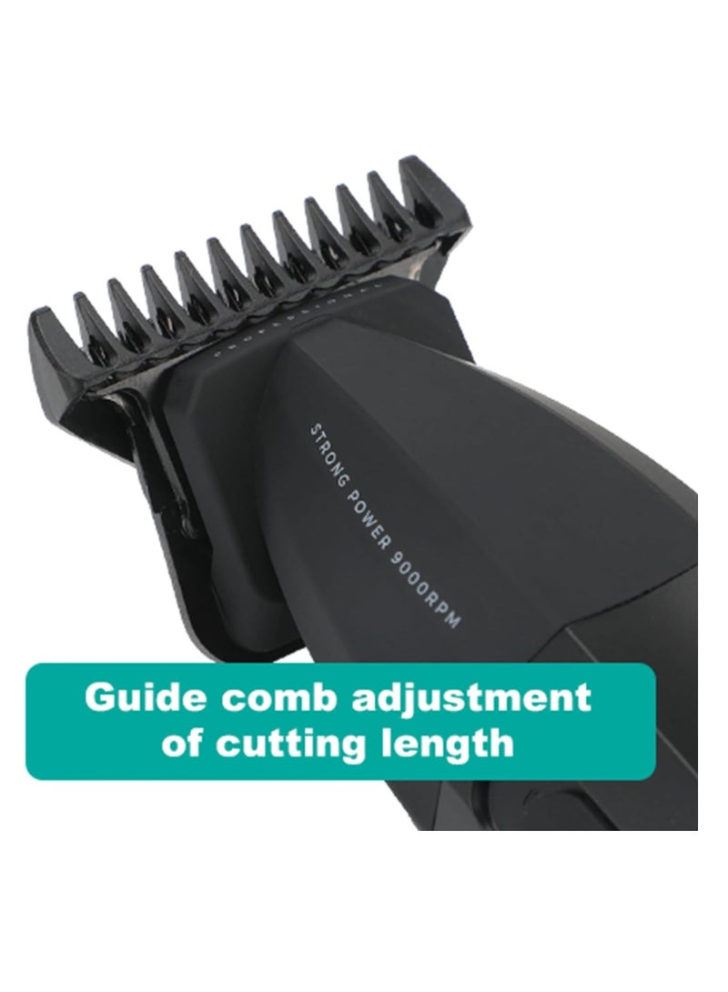 VGR Fresh Fade Professional Hair Trimmer, 9000rpm Zero Gapped Beard Trimmer for Men, DLC T-Blade Cordless Hair Clipper/Trimmer for Barbers and USB Rechargeable - V-906 - Image 2