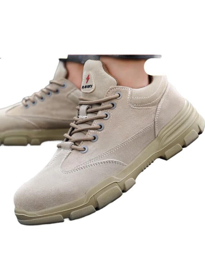 JUNBU Safety Shoes For Men, Insulated Electrician Work Boots, Anti-Smashing, Puncture-Resistant, Lightweight, Breathable, Functional Work Shoes 9173Kv Size 44 - Image 2