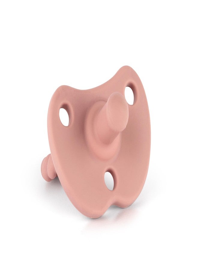 Sweetie Silicone Pacifiers for Newborn Pacifier Soother Baby Pacifier Soft Silicone Certified BPA Free Set of 2 (Pink) - Image 3