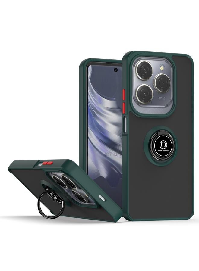 S-TOP Case For Infinix Hot 40 / Hot 40 Pro Q Shadow 1 Series TPU + PC Phone Case with Ring - Image 1